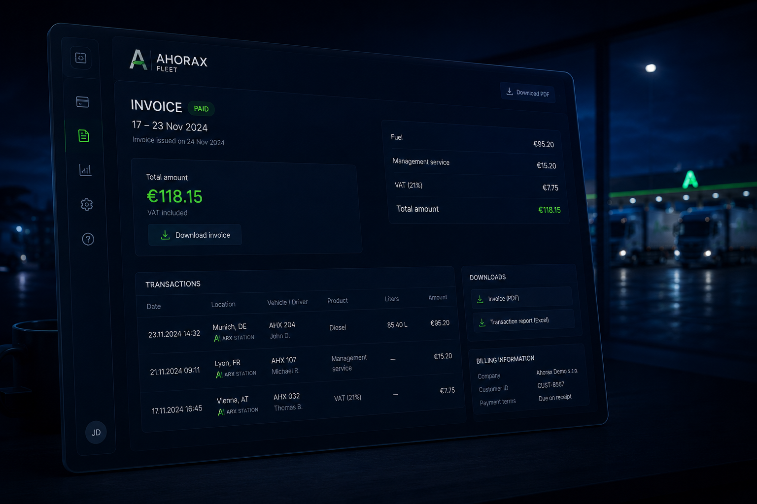 Weekly billing